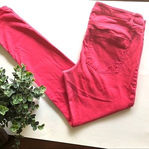 Hot Pink Express Skinny Jeans